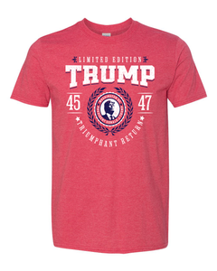 TRUMP TRIUMPHANT RETURN TEE SHIRT