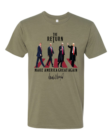 TRUMP THE RETURN TEE SHIRT